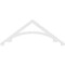 Ekena Millwork Pitch Legacy Architectural Grade PVC Gable Pediment, 72"W x 27"H x 1"P (9/12) GPP072X027X100LEG - alternate 2